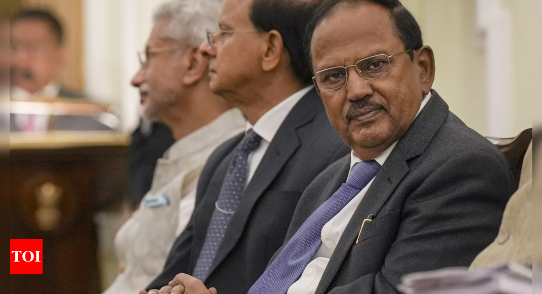 Doval to travel to Russia today for Brics meeting of NSAs | India News – Times of India