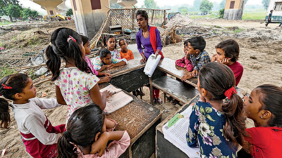 Amid ruins, learning burns bright: Bulldozers fail to silence this Delhi school’s hopeful voices