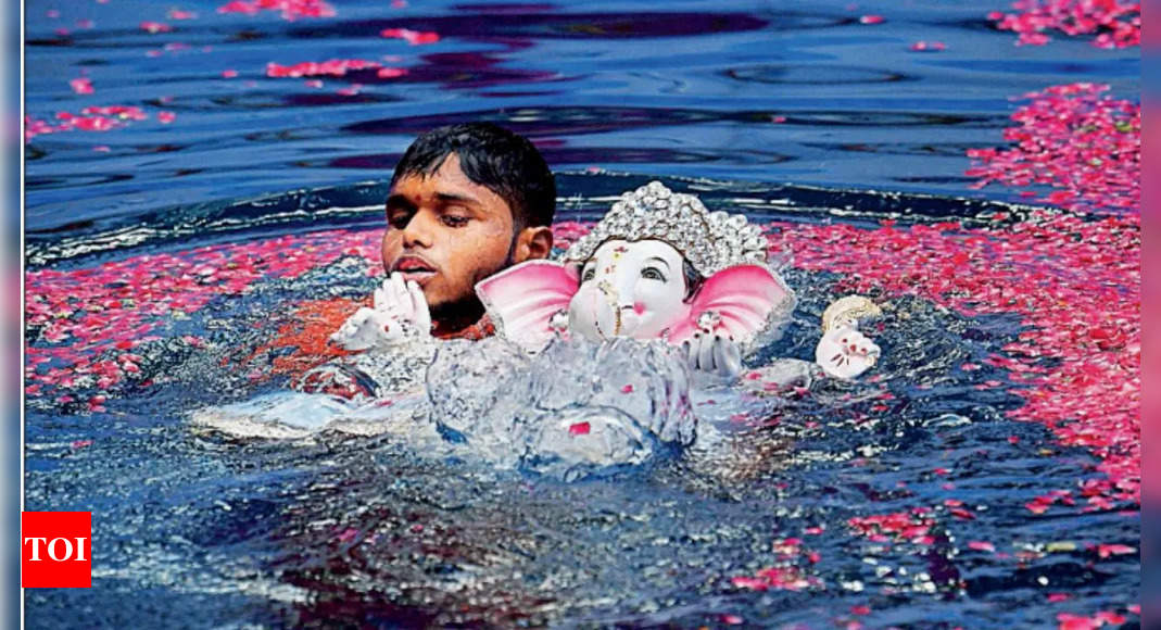 Ganesh Idols Immersed Amid Tragic Drownings