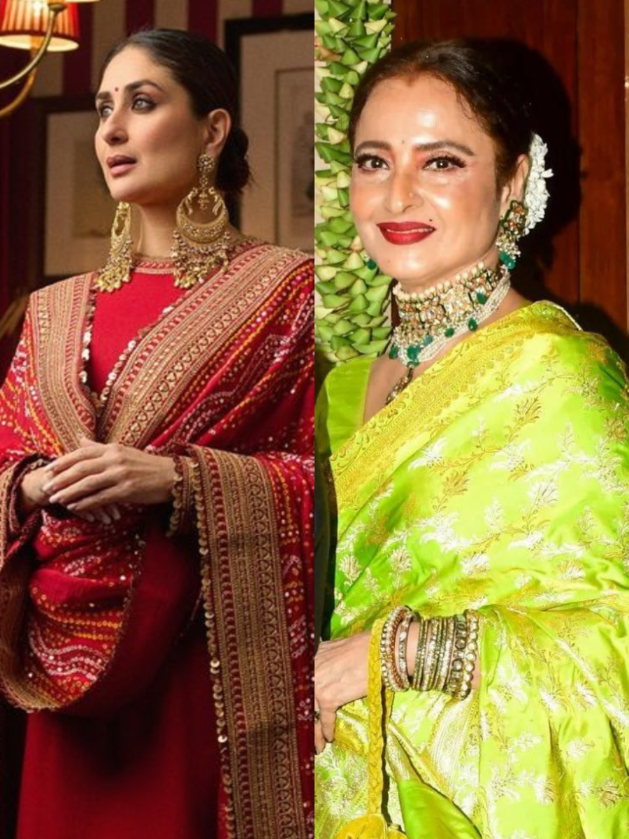 Kareena Kapoor Khan to Rekha: Best celebrity makeup looks from Ganesh Chaturthi 2024