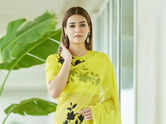 Kriti Sanon stuns in a vibrant yellow saree