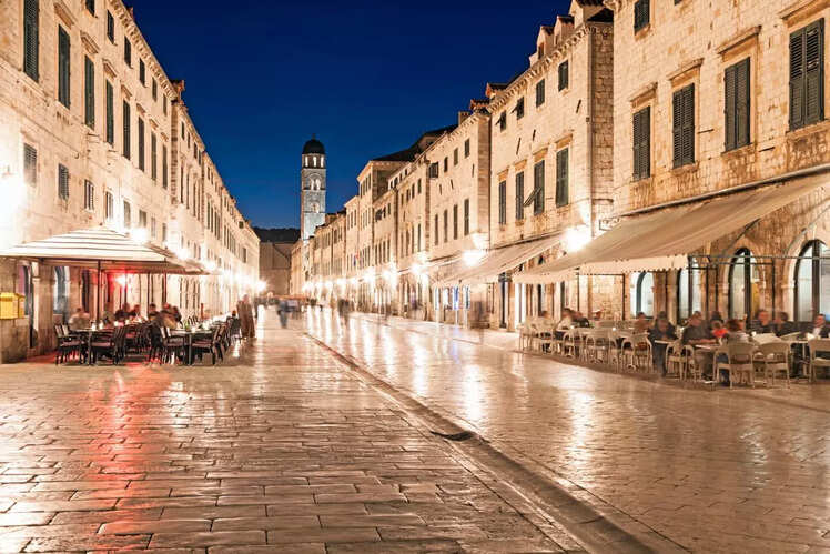 The old town of Dubrovnik in Croatia