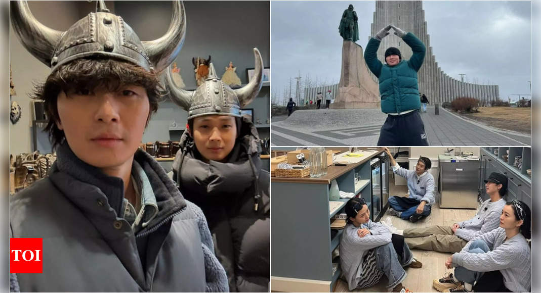 Park Seo Joon posts BTS from Iceland