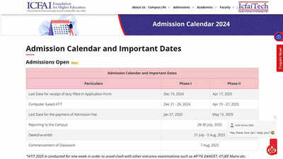 ICFAI ATIT 2025 Exam from December 21: Application, Eligibility, Fee ...