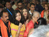 Ash-Aaradhya seek Lord Ganesh's blessings