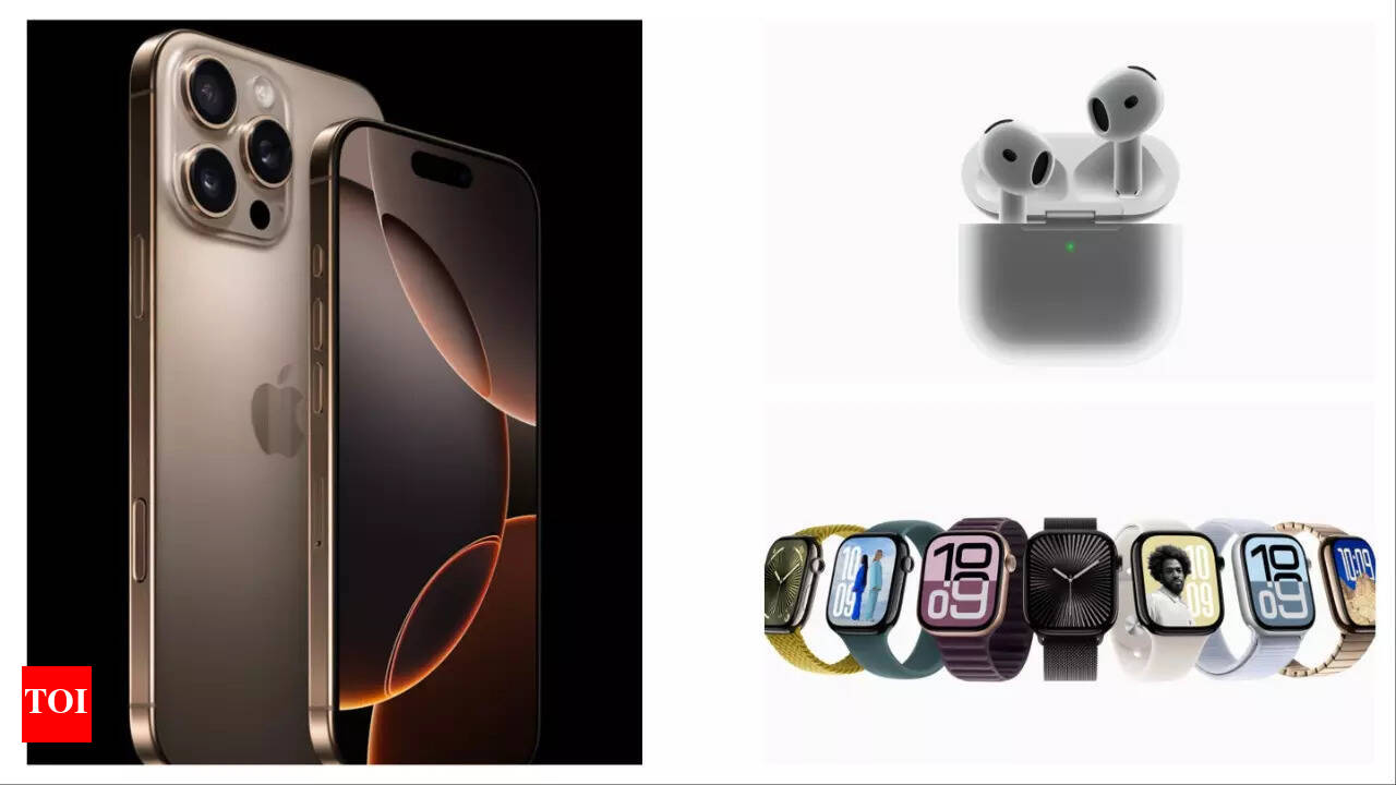 iPhone 16 series, Apple Watch Series 10 and AirPods 4: India price