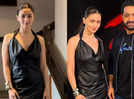 Alia Bhatt shines in stunning black leather dress