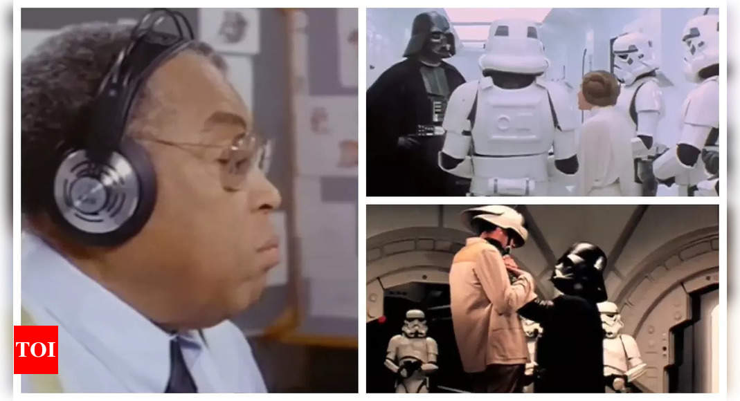 ‘Star Wars’ BTS clip shows how James Earl Jones’ menacing voice changed David Prowse’s performance as Darth Vader | – Times of India