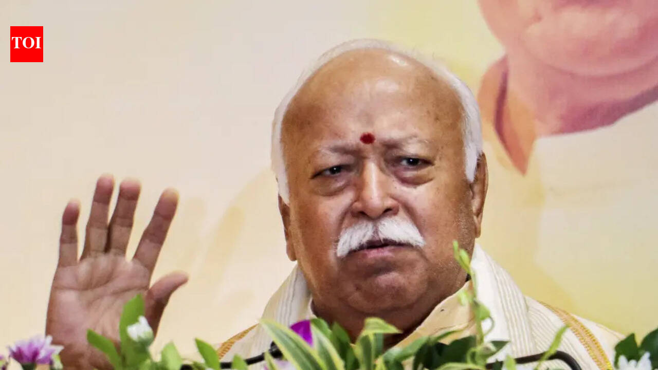 Will Support Centre’s Action: Rss Chief | Kolkata News - The Times of India