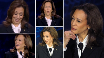 Kamala Harris' facial expressions take center stage in debate drama with Trump, netizens react to 'eye rolls and exaggerated smiles'