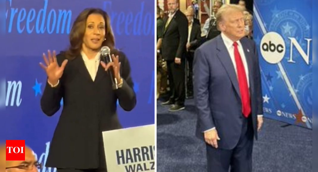 US elections 2024: Harris campaign celebrates presidential debate win, while Trump calls it his ‘best debate ever’ | World News – Times of India