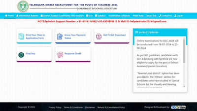 TS DSC 2024 Results Expected Soon at tgdsc.aptonline.in