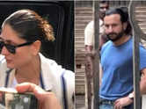 Kareena and Saif reach Malaika's family home