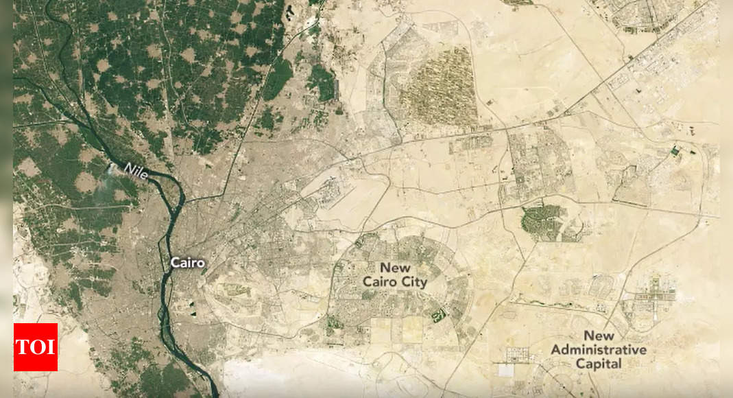 Construction of Egypt’s new capital city? What NASA images reveal | – Times of India