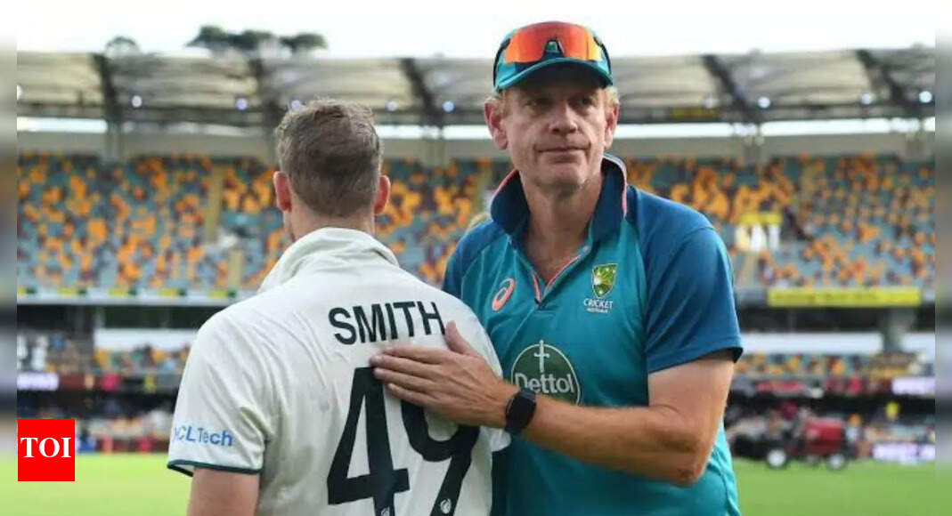 Australia coach confirms top six will stay unchanged for India series, Steve Smith may not open | Cricket News &ndash; Times of India