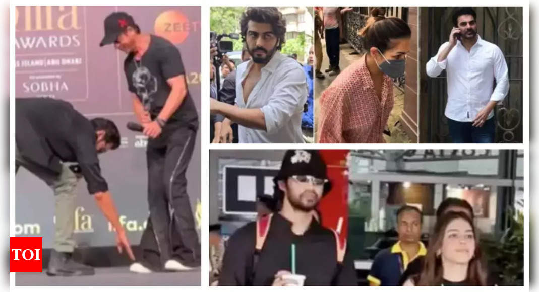 Arbaaz Khan, Arjun Kapoor come together for Malaika Arora after her dad passes away, Alaya F is reportedly dating Babil Khan, Rana Daggubati touches Shah Rukh Khan’s feet at an event: Top 5 entertainment news of the day | – Times of India