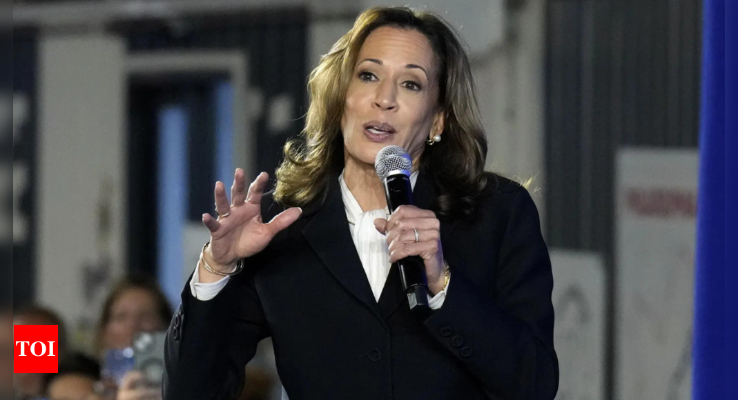 Harris emerges unscathed from debate, dancing around her flip-flops