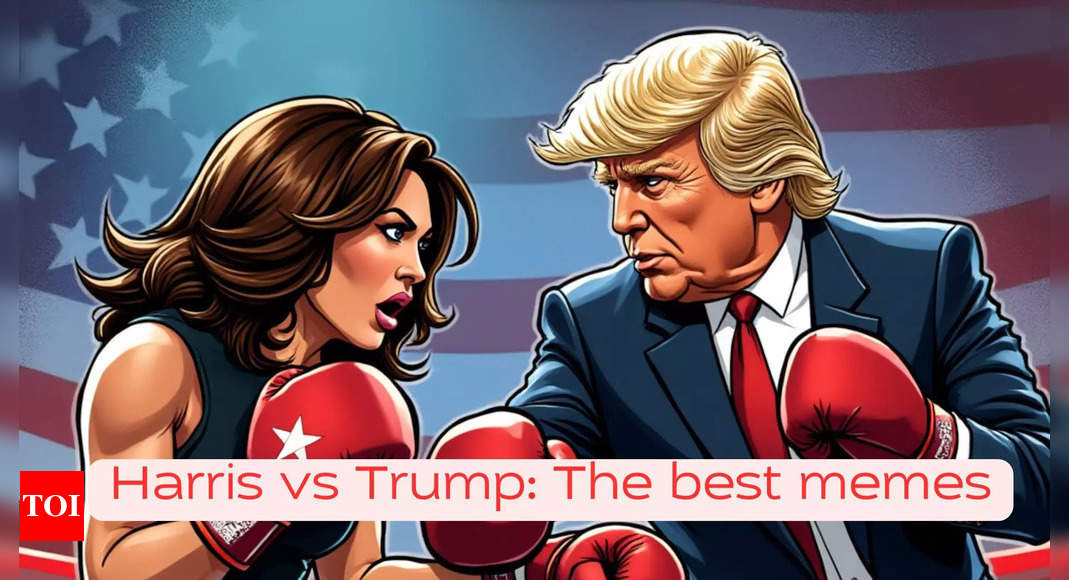 Memes And Jokes: Harris vs Trump Debate: The funniest social media ...