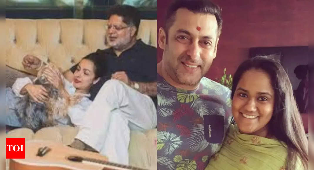 Arbaaz Khan’s sister Arpita Khan visits Malaika Arora at her parents’ house in Mumbai after her stepfather Anil Mehta’s demise – Times of India