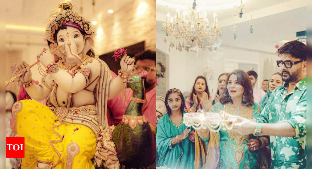 Kapil Sharma Celebrates Ganesh Chaturthi with Family