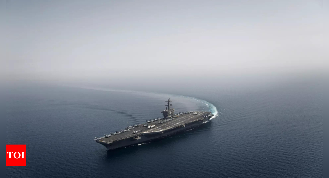 US aircraft carrier in the Middle East is heading home – Times of India