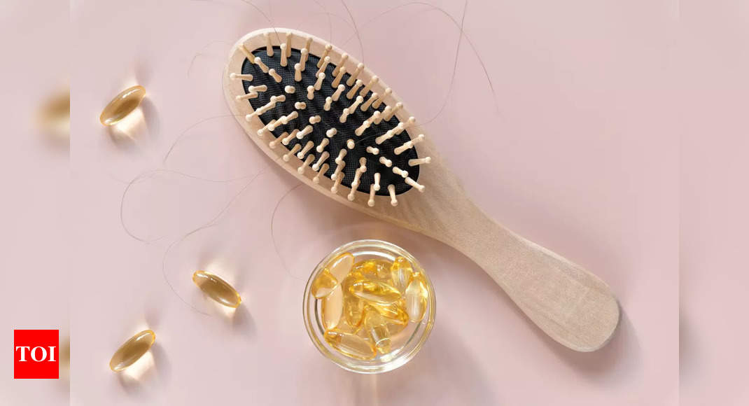 Which vitamin deficiency causes hair loss?