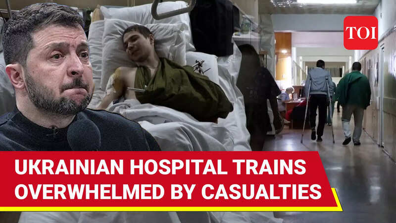'Trains' Of Injured Ukrainian Soldiers Overwhelm Hospitals In Ukraine ...
