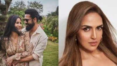 Esha Deol and Vicky Kaushal meet at Lalbaugcha Raja; she asks Vicky to convey her love to Katrina Kaif