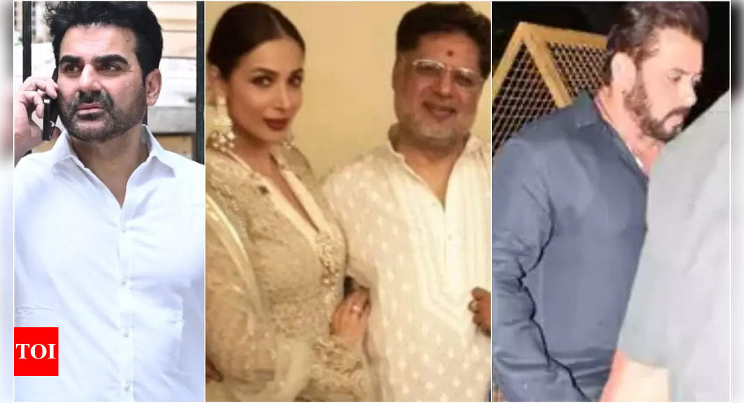 Salman Khan and Family Stand by Malaika Arora During Father’s Funeral, Netizens Applaud Support |