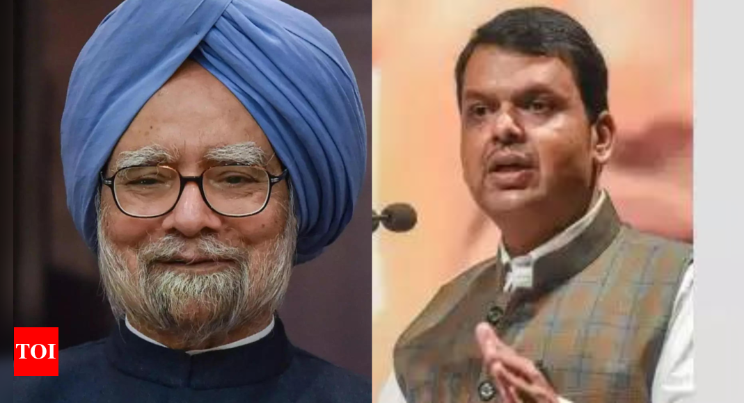 Maharashtra deputy CM Devendra Fadnavis posts pictures of Manmohan Singh’s 2009 iftar attended by CJI | Mumbai News