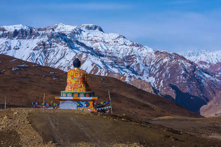 Buddha Statue in Langza Valley, Spiti, Himachal Pradesh