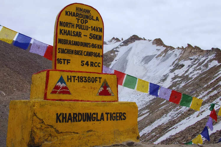 Khardungla in Ladakh