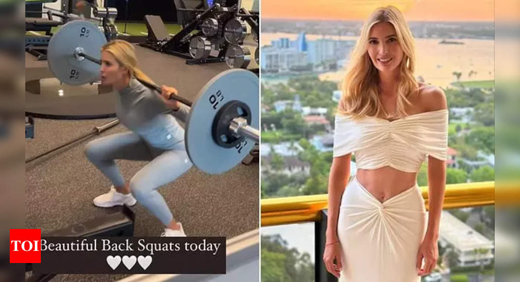 Ivanka Trump shows off her squat form: ‘Heck yes! Let’s go!’ – Latest fitness video goes viral – Times of India