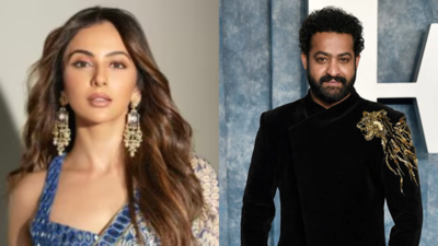 Rakul Preet Singh praises Jr NTR as a Born Star; reveals she felt nervous trying to keep up with him during their shoot