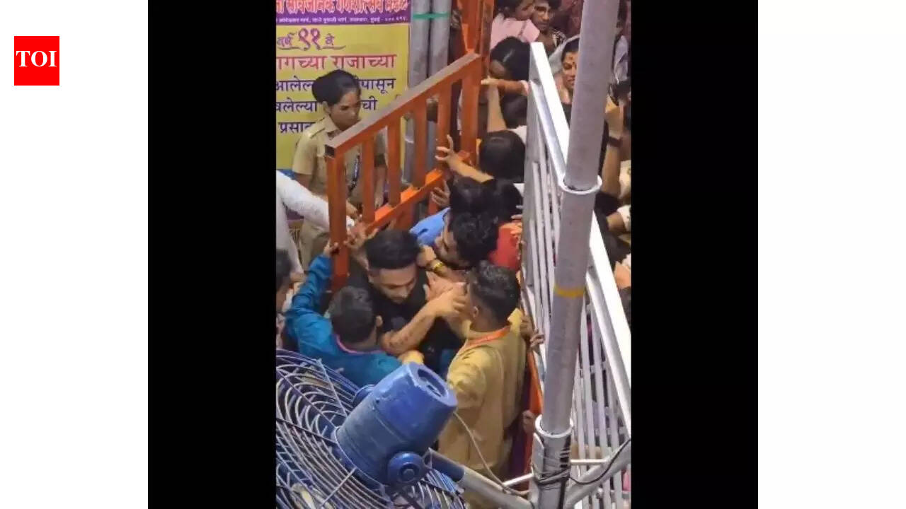 Harsh Goenka slams VIP culture at Lalbaugcha Raja, shares video of