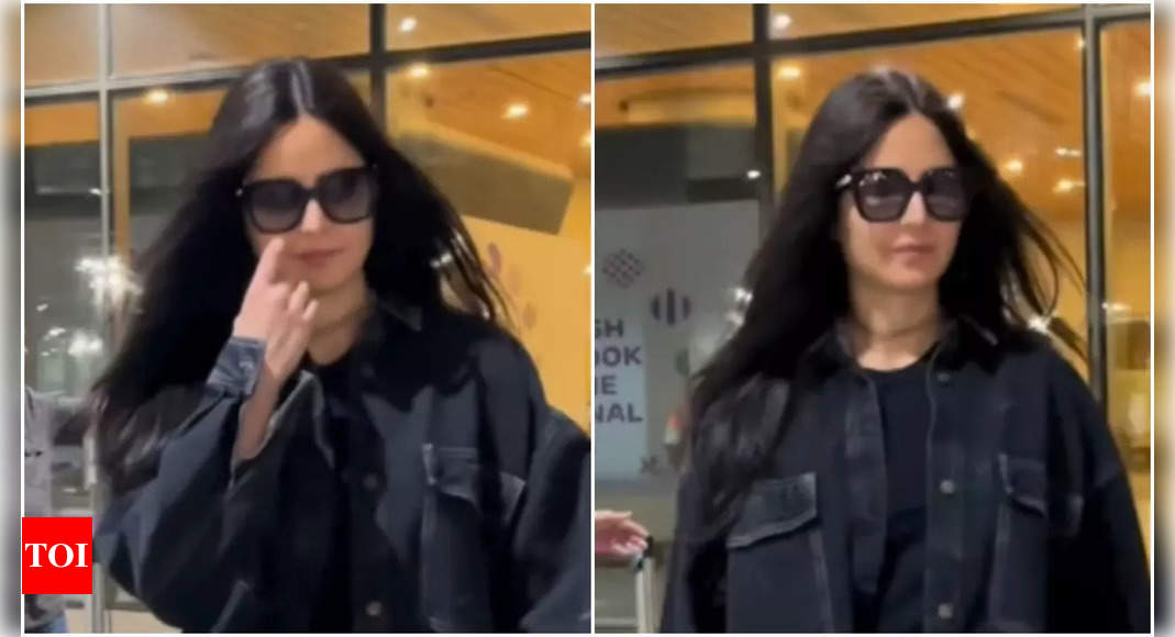 Katrina Kaif Spotted in All-Black Outfit