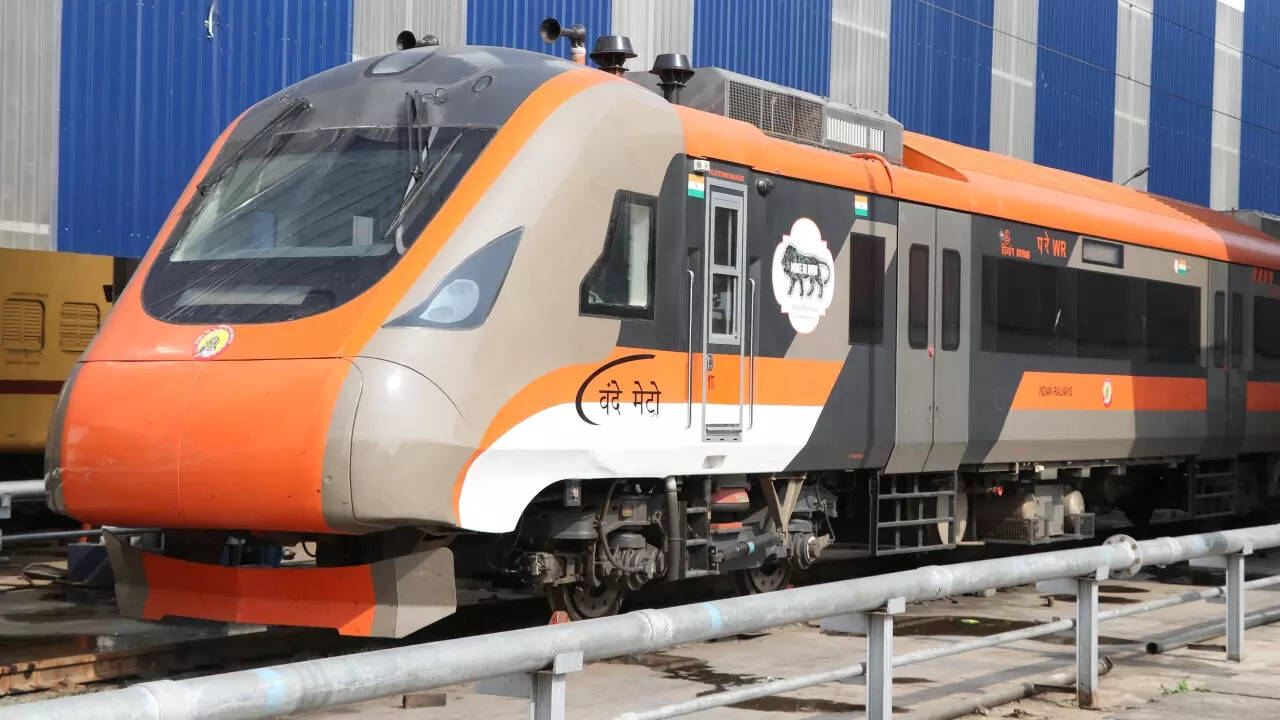 Vande Metro launch date, schedule: PM Modi to flag off Bhuj-Ahmedabad Vande  Metro train; check timings, stoppages of new Indian Railways train - Times  of India