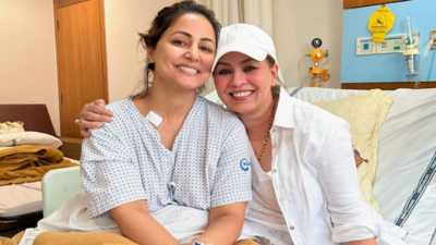 Hina Khan reveals Mahima Chaudhary had surprised her at the hospital when she went for a first chemotherapy; pens a heartfelt birthday note