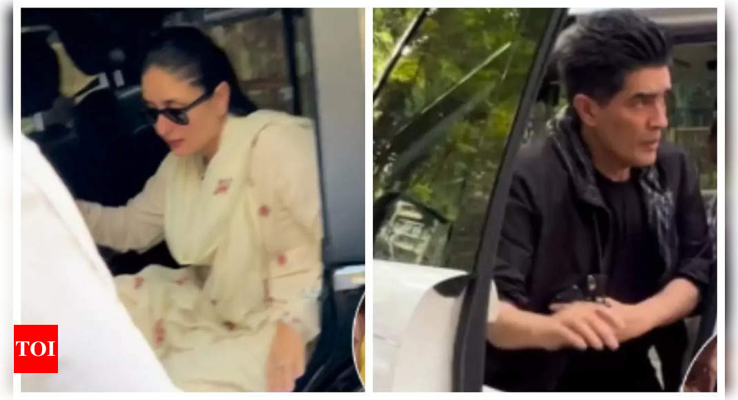 Bebo, Manish arrive at Malaika's family residence- WATCH