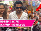 Actor Randeep Hooda & Wife Skip VIP Access at Lalbaugcha Raja – Netizens Applaud Their Humble Gesture