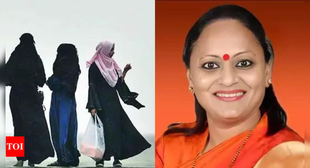 After Lok Sabha poll blow, Shiv Sena MLA Yamini Jadhav distributes burqa in Byculla, ally BJP frowns | Mumbai News