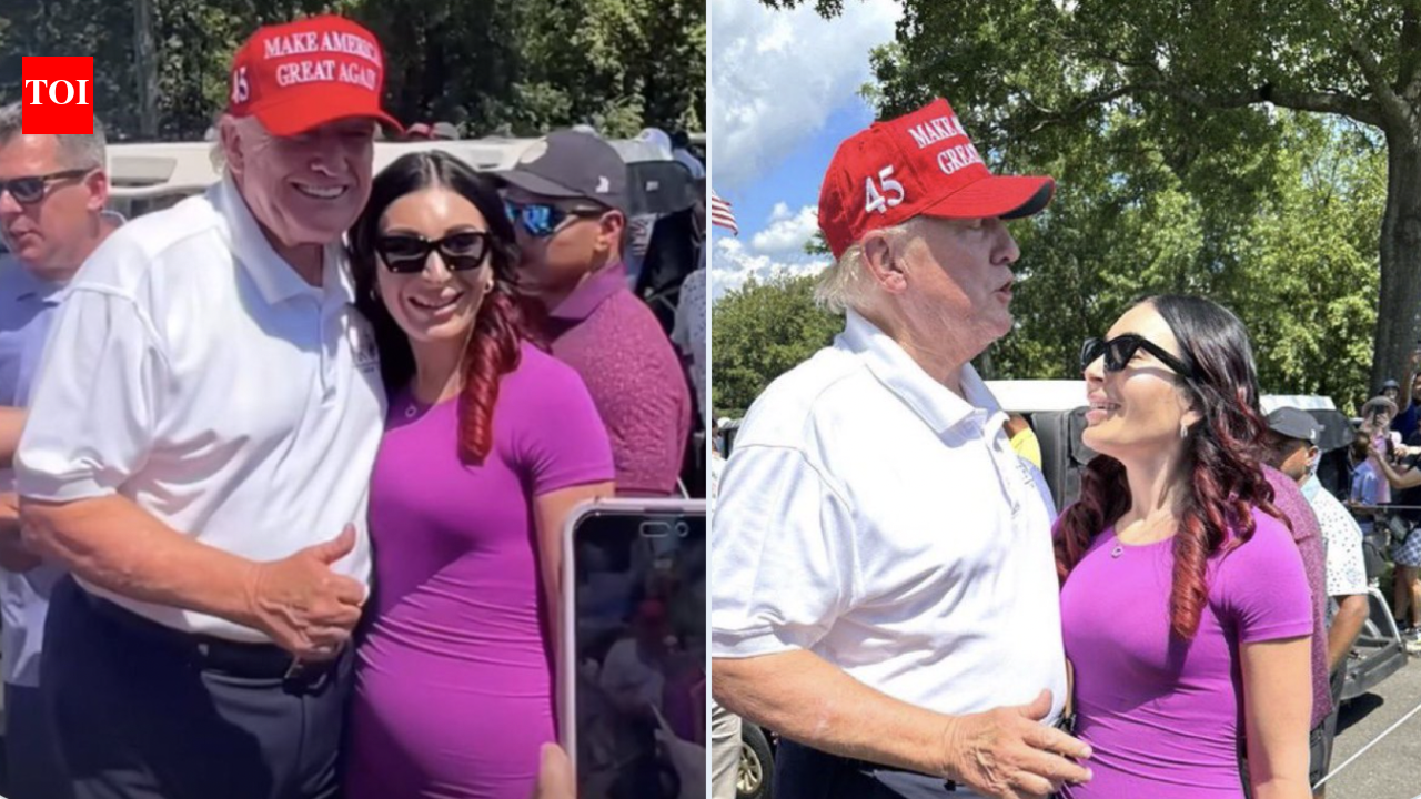 laura loomer purple dress Trump defends 'loony' Laura Loomer amid MAGA meltdown