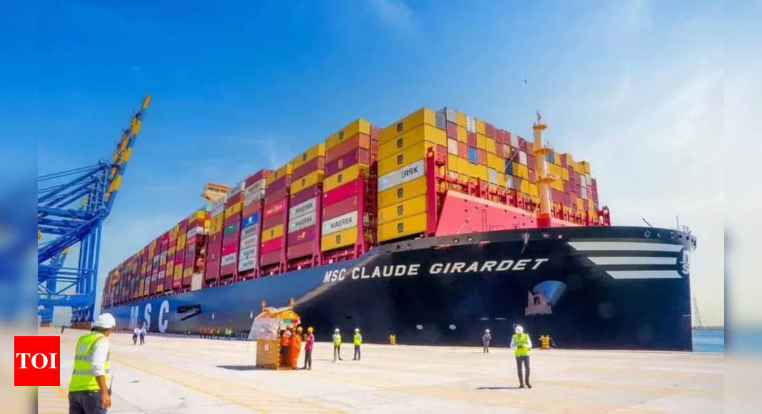 Historic Arrival: MSC Claude Girardet Docks at Vizhinjam Port, Setting New Records | Thiruvananthapuram News