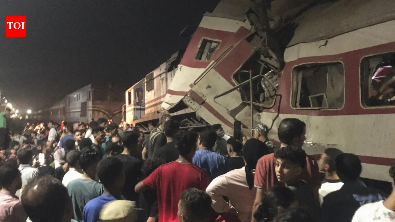 Egypt train collision: Two passenger trains collide; three dead, 49 ...