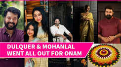 Inside Onam Celebrations: Dulquer, Mohanlal, Keerthy & Other Actors Embrace the Festive Spirit