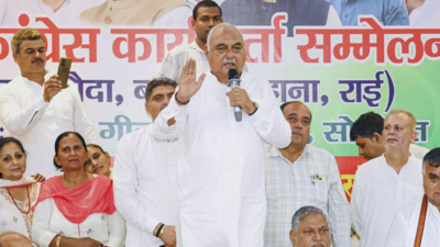 Hooda says Congress coming to power in Haryana, asks criminals to give up crime or leave state