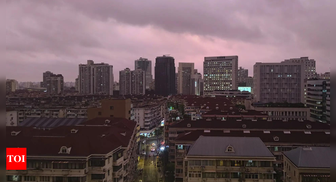 Shanghai on red alert as Typhoon Bebinca makes landfall, strongest in decades – Times of India