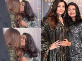 Aishwarya kisses Aaradhya at an award function