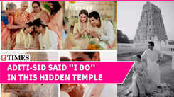 Aditi Rao Hydari & Siddharth's Dreamy Wedding Happened In THIS 400-YO Hidden Temple