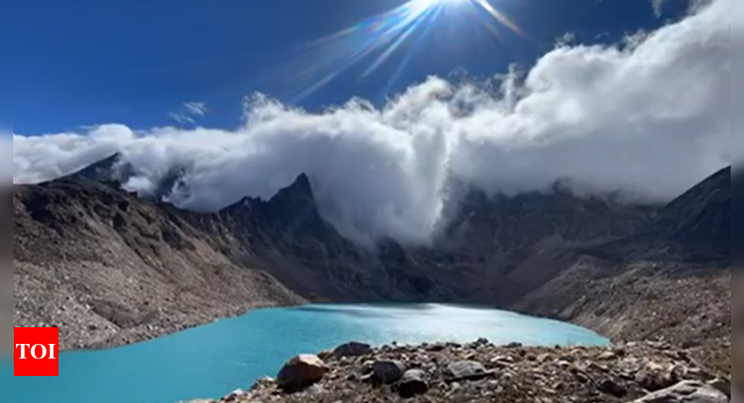 Govt launches programme to tackle glacial lake outburst flood threat in Himalayas, all 190 high-risk lakes to be monitored | India News – Times of India